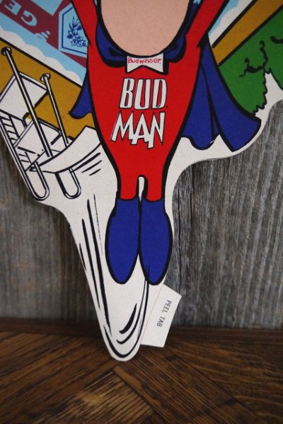 画像2: ビンテージ　BUD　MAN　ステッカー　J