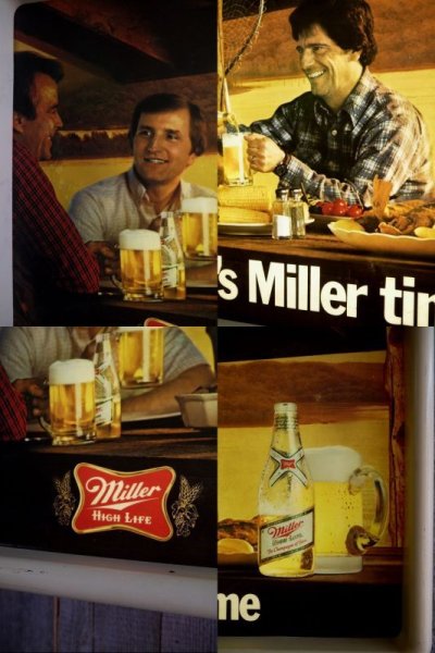 画像1: ビンテージ　Miller　HIGH　LIFE　ライトサイン