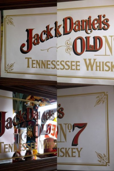 画像1: ビンテージ　JACK　DANIEL'S　パブミラー