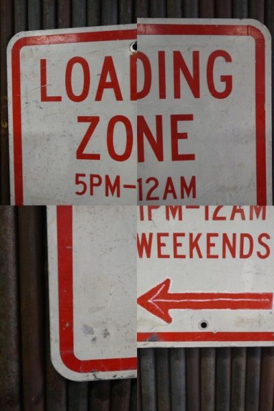 画像2: USA　LOADING　ZONE　ロードサイン