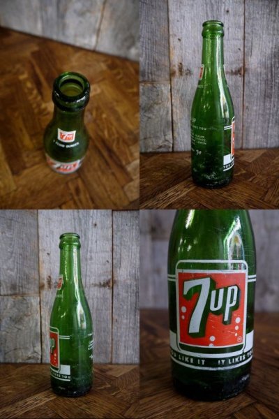 画像2: ビンテージ　７UP　ボトル瓶　C