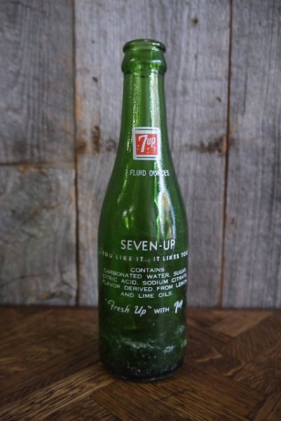 画像1: ビンテージ　７UP　ボトル瓶　C