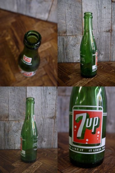 画像2: ビンテージ　７UP　ボトル瓶　A