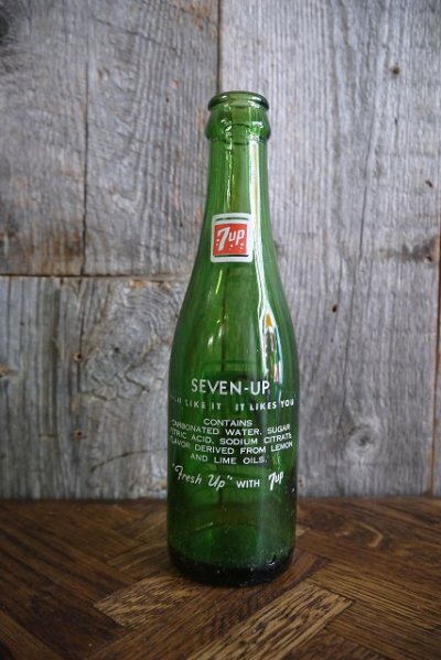 画像1: ビンテージ　７UP　ボトル瓶　A