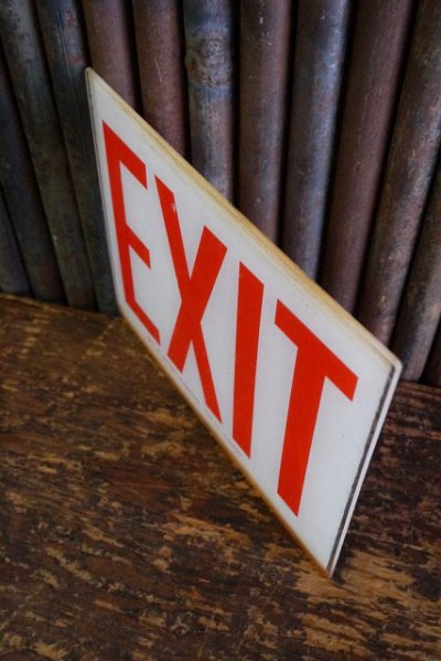 画像1: ビンテージ　EXIT　サイン