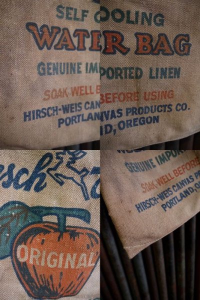 画像2: ビンテージ　Hirsch　Weis　WATER　BAG