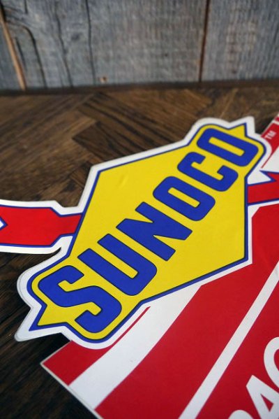 画像1: ビンテージ　SUNOCO　ステッカー　