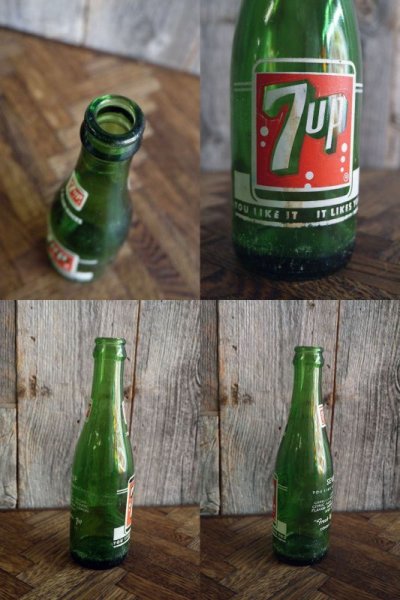 画像2: ビンテージ　７UP　ボトル瓶　D