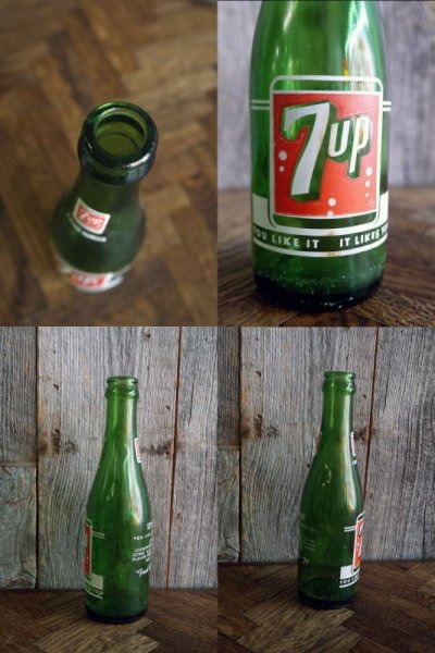 画像2: ビンテージ　７UP　ボトル瓶　E