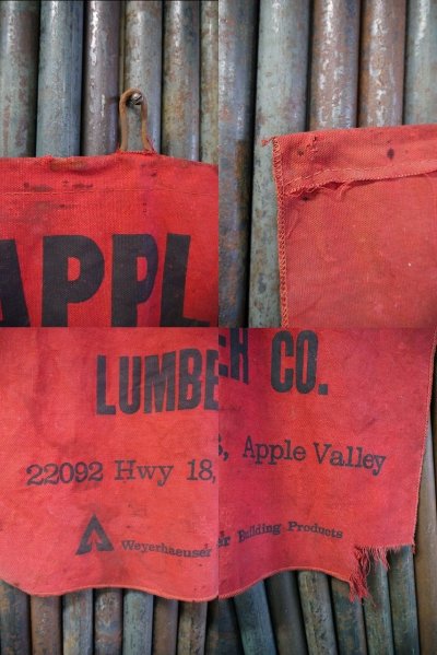 画像2: ビンテージ　APPLE　VALLEY　LUMBER　CO　SAFETY　FLAG