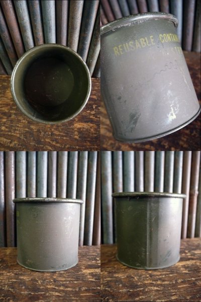 画像2: ビンテージ　REUSABLE　CONTAINER　缶