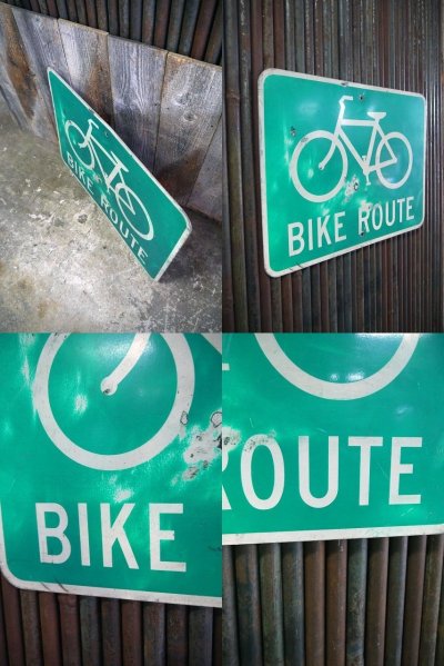 画像1: USA　BIKE　ROUTE　ロードサイン　B