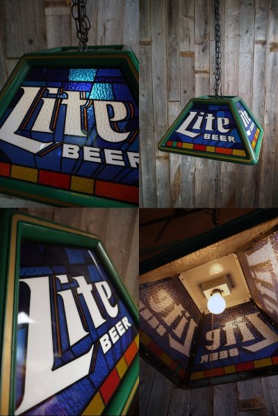 画像2: ビンテージ　Lite　BEER　プールランプ 　 