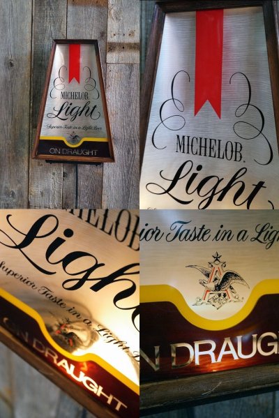 画像1: ビンテージ　MICHELOB　Light　ライトサイン