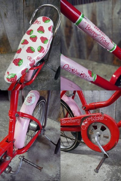 画像2: ビンテージ　Hedstrom　Strawberry　Shortcake　自転車