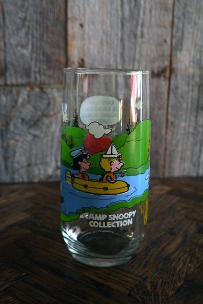 画像1: ビンテージ　CAMP　SNOOPY　COLLECTION　グラス(観賞用)　A