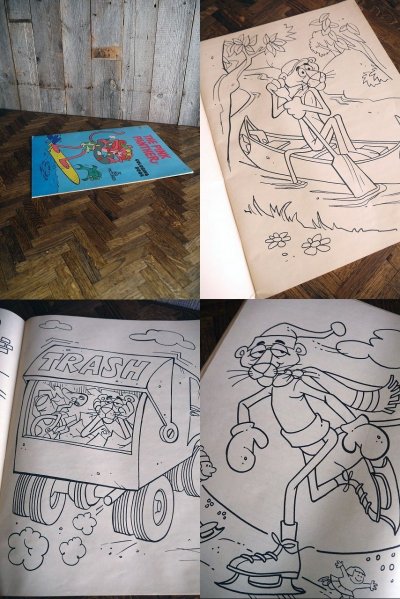 画像2: ビンテージ　THE　PINK　PANTHER　COLORING　BOOK