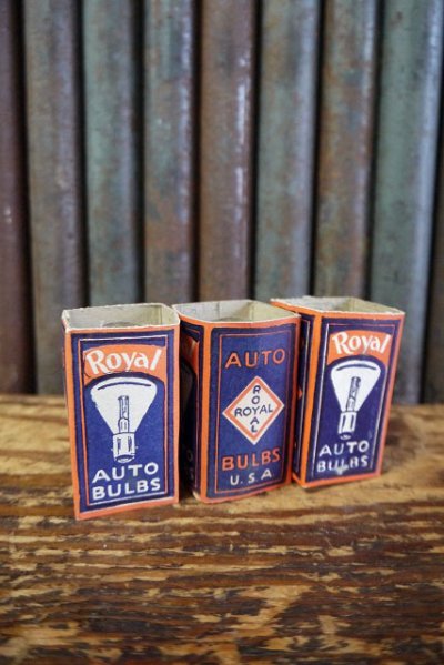 画像2: ビンテージ　D.STOCK　Royal　AUTO　BULBS　LAMPSセット