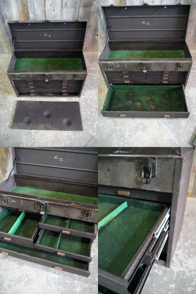 画像2: ビンテージ　Kenndy　TOOL　BOX　E