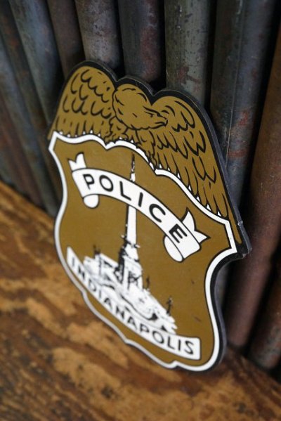 画像1: USA　POLICE　INDIANAPOLIS　サイン