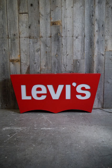 ビンテージ　Levis　ライトサイン